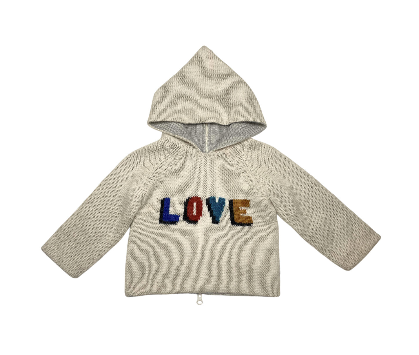 OEUF NYC - Burnou beige "love" - 12 mois