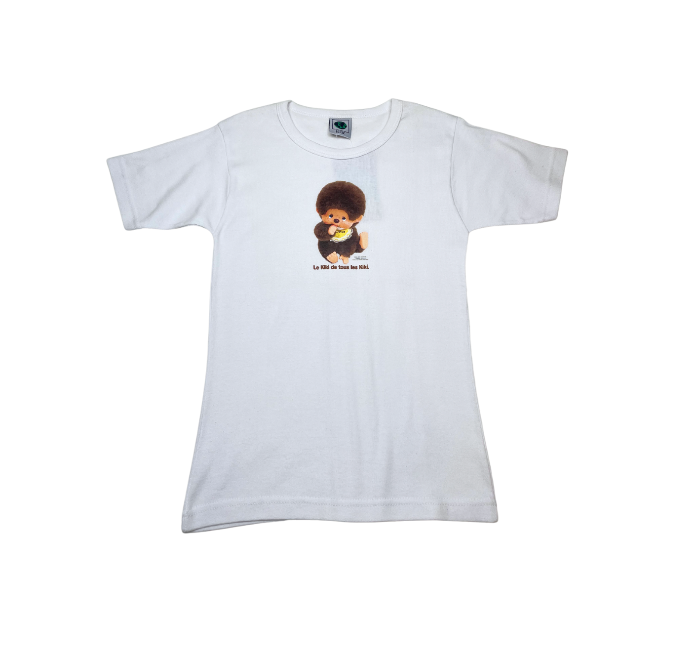 VINTAGE - T-shirt blanc Kiki - 10/12 ans