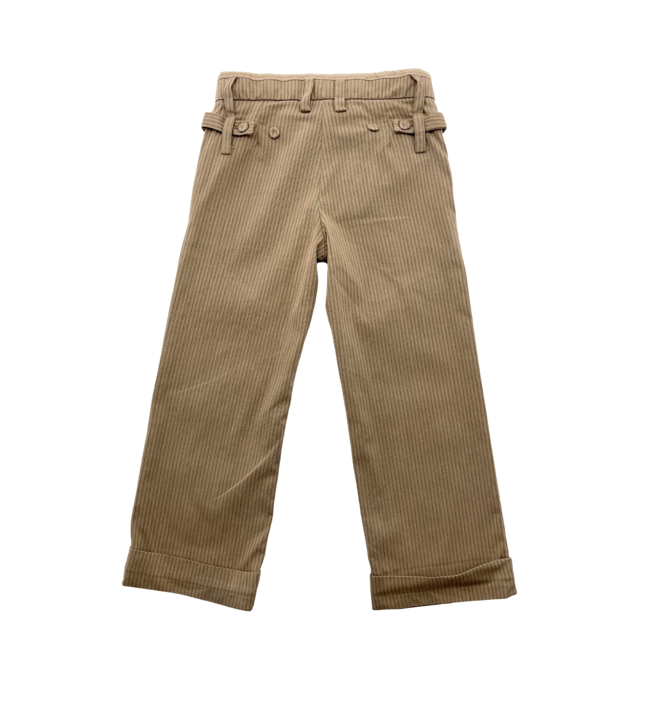 CHLOÉ - Pantalon marron à rayures - 4 ans