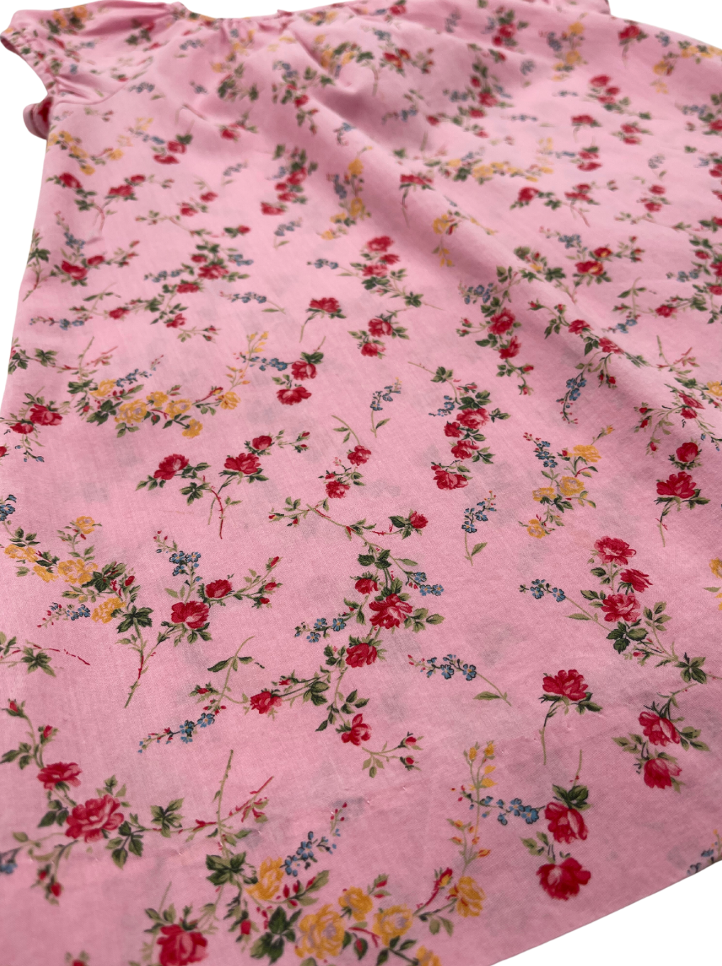BONPOINT - Robe rose à fleurs - 2 ans