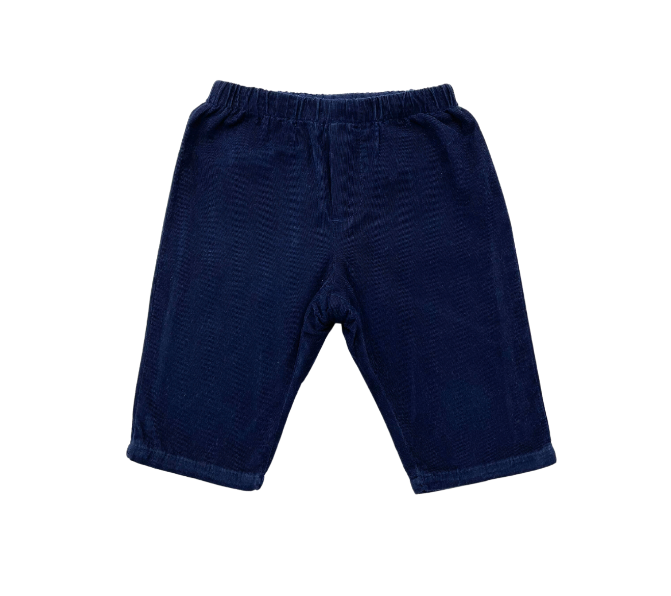 JACADI - Pantalon bleu marine en velours - 6 mois