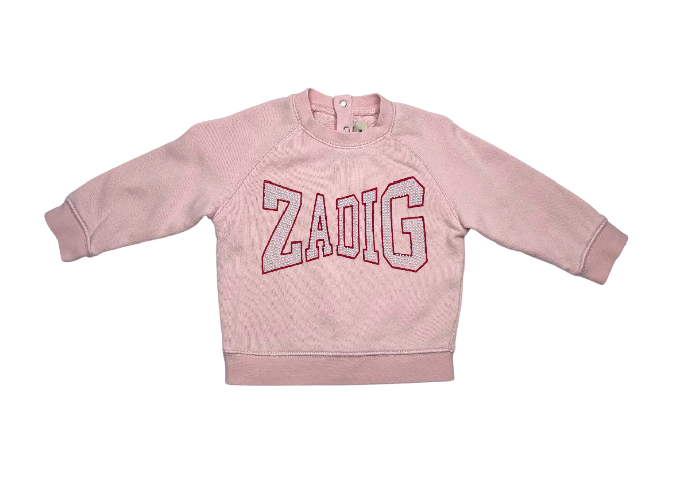 ZADIG & VOLTAIRE - Sweat rose - 12 mois