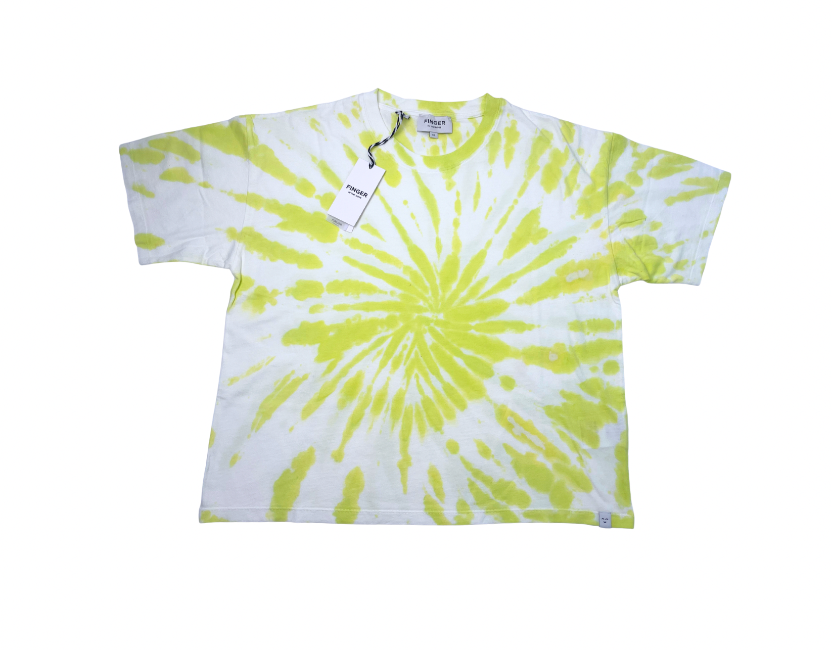 FINGER IN THE NOSE - T-shirt fluo Tie & Dye - 12 ans