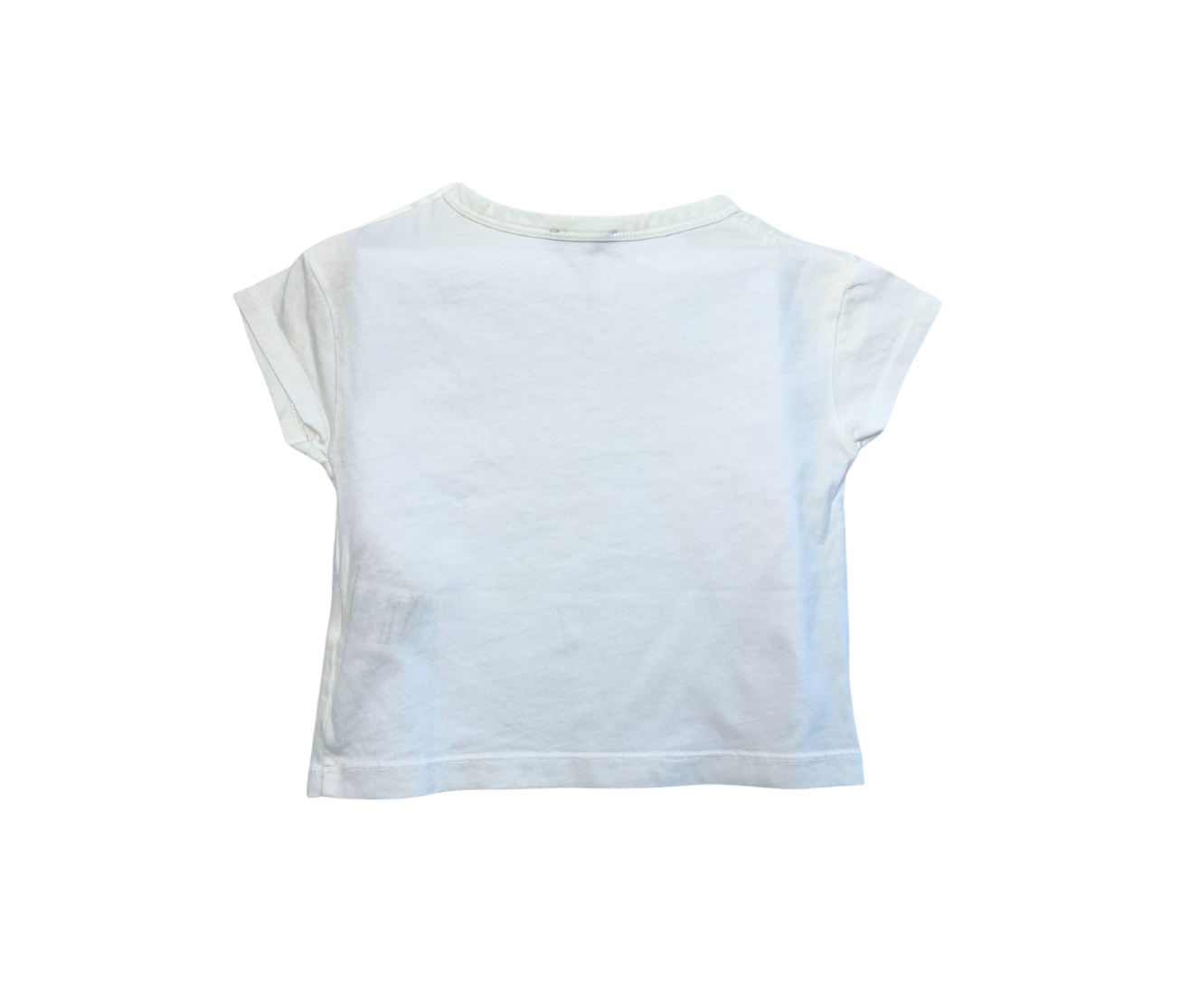 EMILE ET IDA - T-shirt blanc motif éléphant - 12 mois