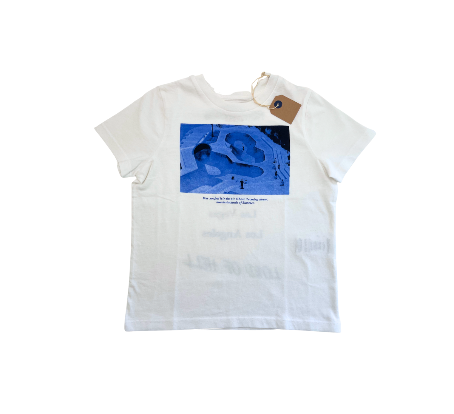 BELLEROSE - T-shirt Blanc avec image et écritures dos - 6 ans