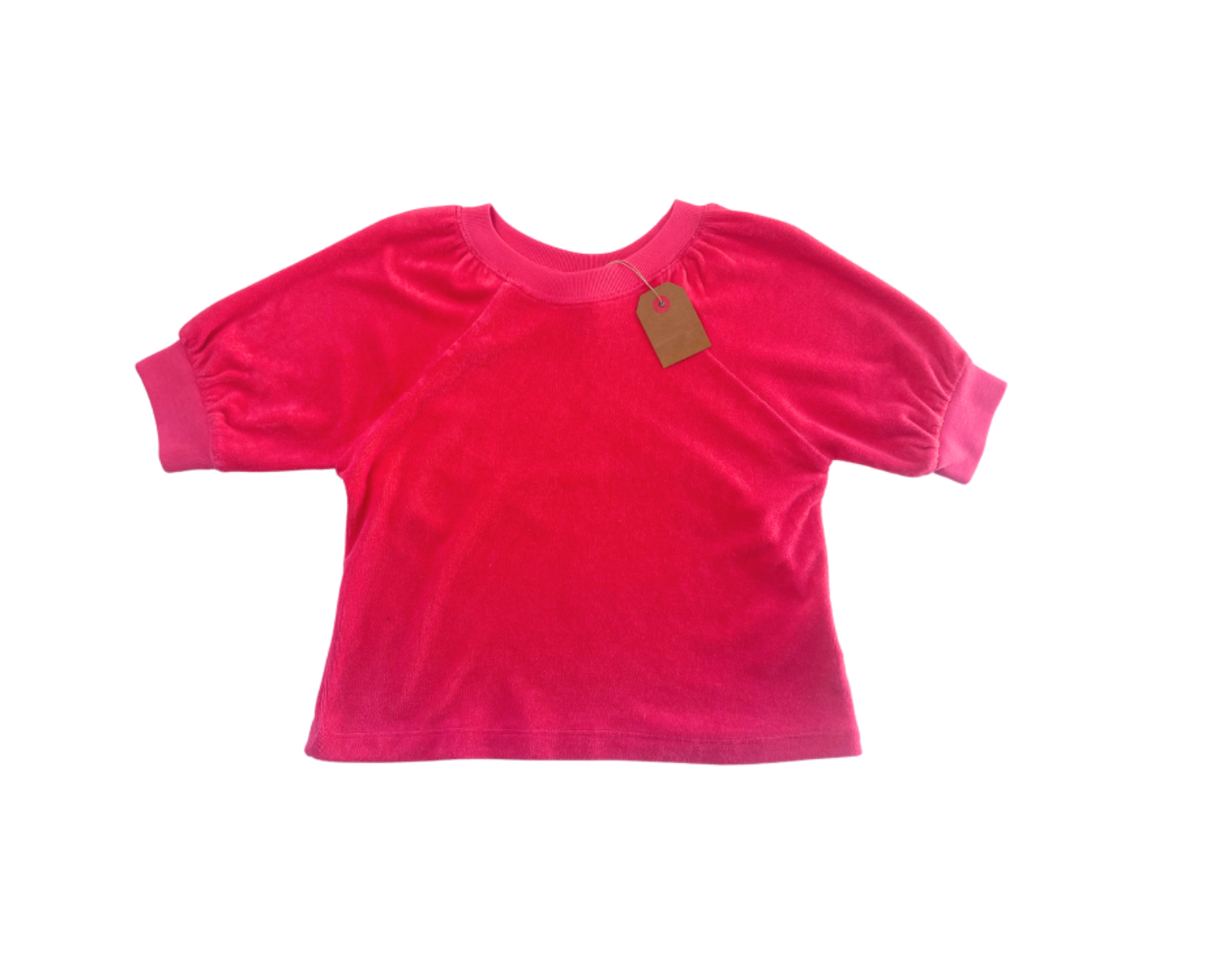 BELLEROSE - T-shirt rose matière éponge - 6 ans