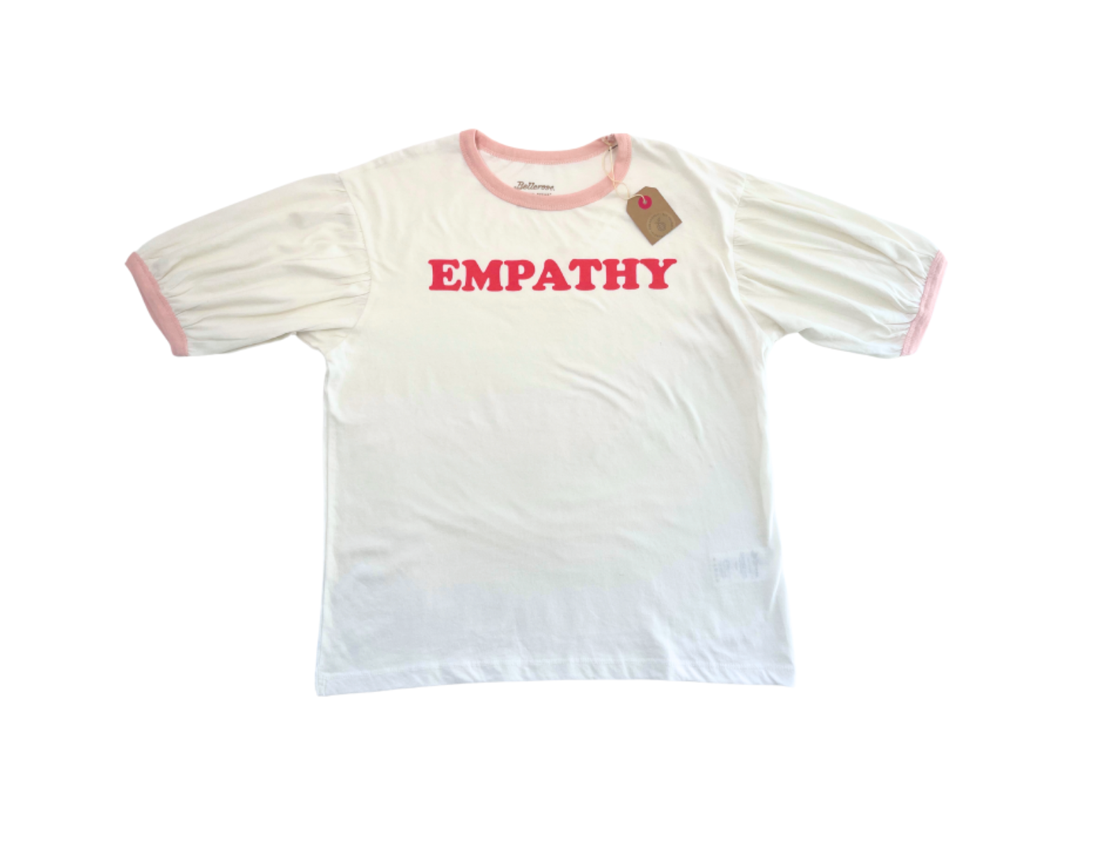 BELLEROSE - T shirt blanc "Empathy" - 12 ans