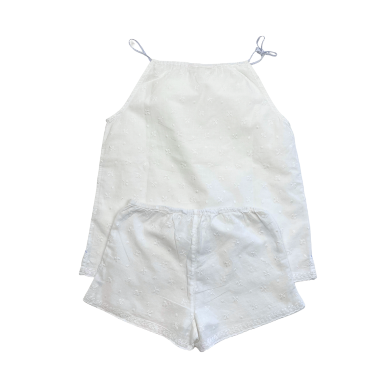 BONPOINT - Ensemble robe et short blanc - 6 ans