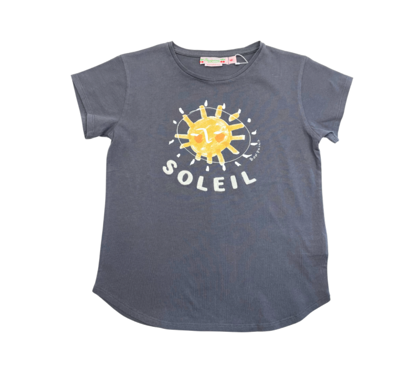BONPOINT - T-shirt gris "soleil" - 6 ans