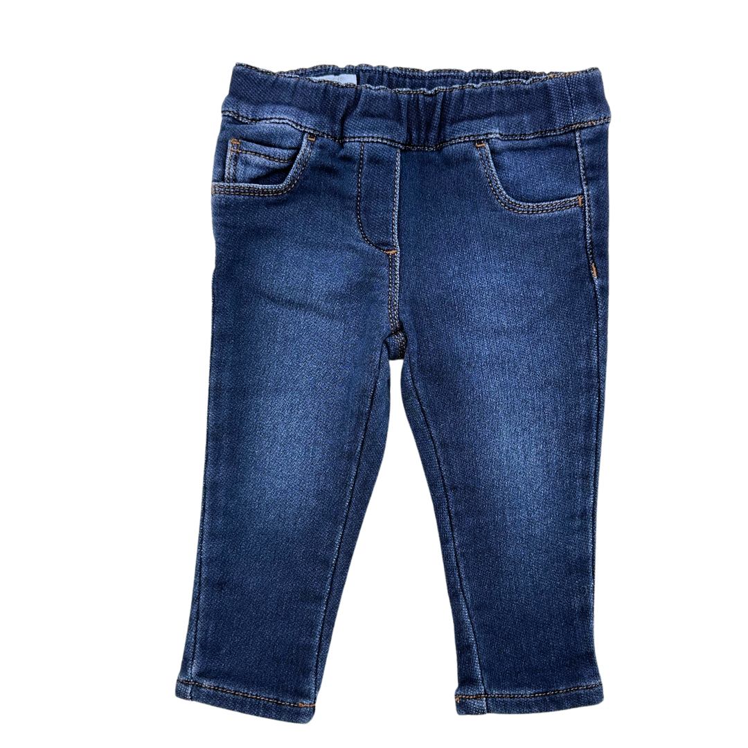 GUCCI - Pantalon en jean avec boucle sur la poche arrière - 6 mois
