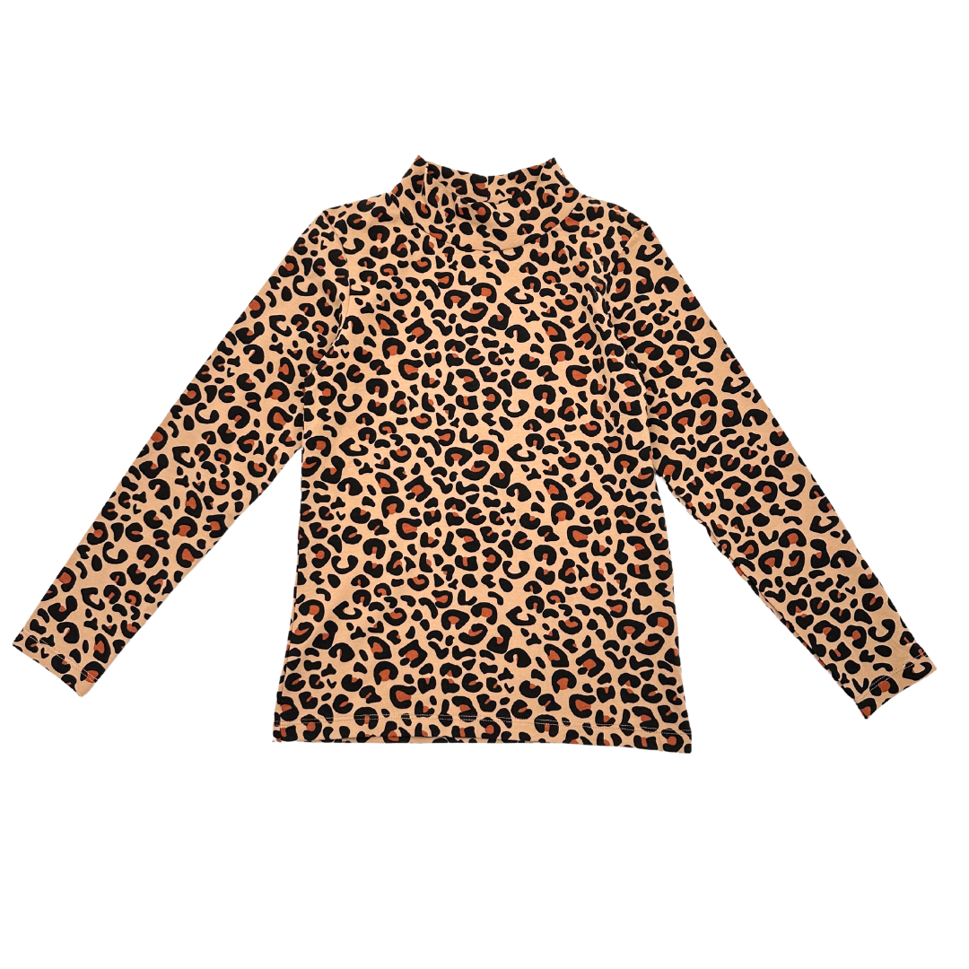 BALZAC - T-shirt à manches longues léopard - 7 ans
