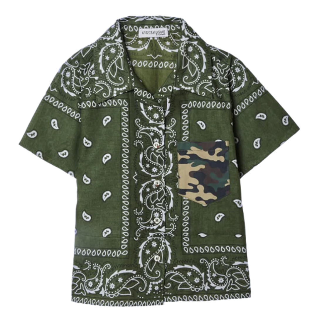 ARIZONA LOVE - Chemise verte- 10 ans