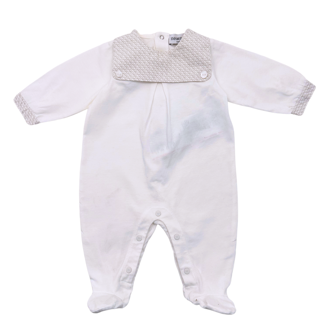 ARMANI - Pyjama blanc - 1 mois