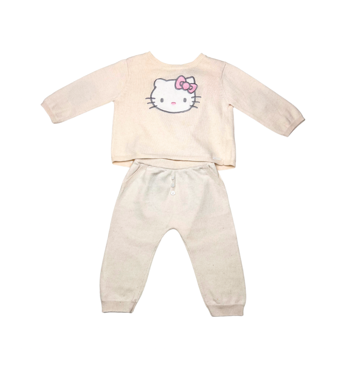 VICTORIA CASAL HELLO KITTY - Pyjama rose - 6 mois