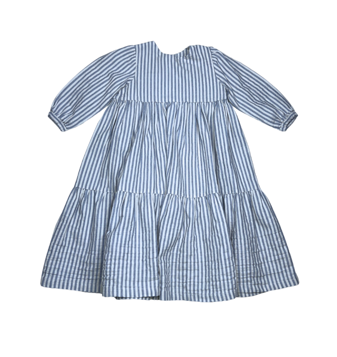 MARIA MINORCA - Robe à rayures bleues  - 4 ans