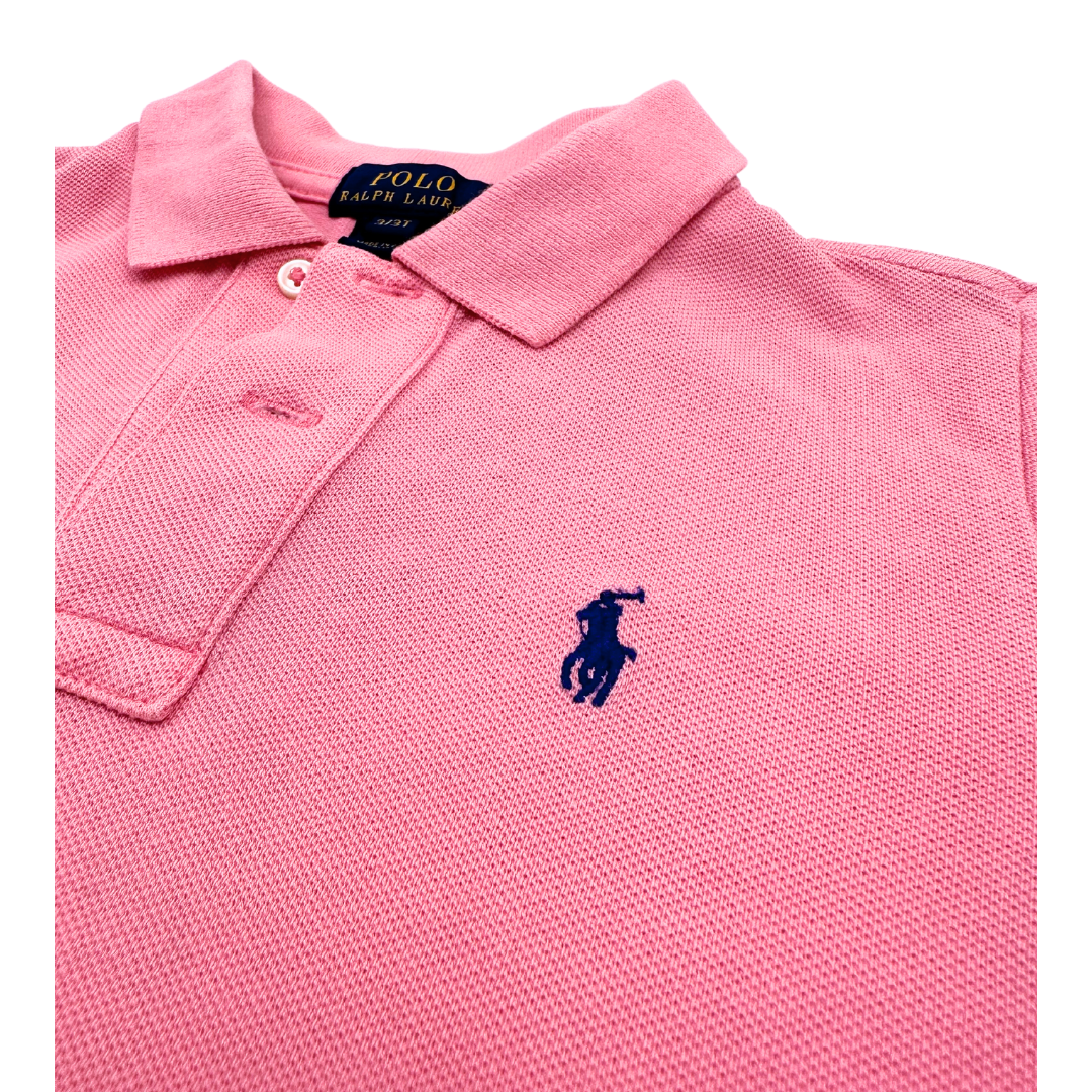 PALPH LAUREN - Pink polo shirt - 3 years