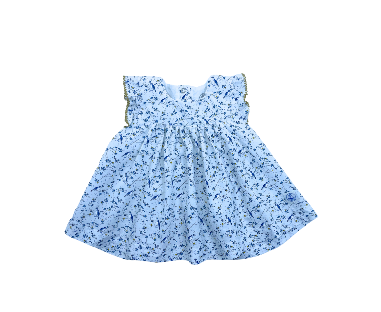 PETIT BATEAU - Sleeveless floral print dress - 1 month
