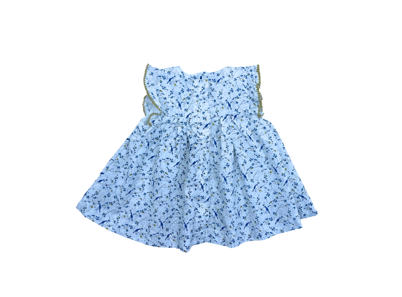 PETIT BATEAU - Sleeveless floral print dress - 1 month