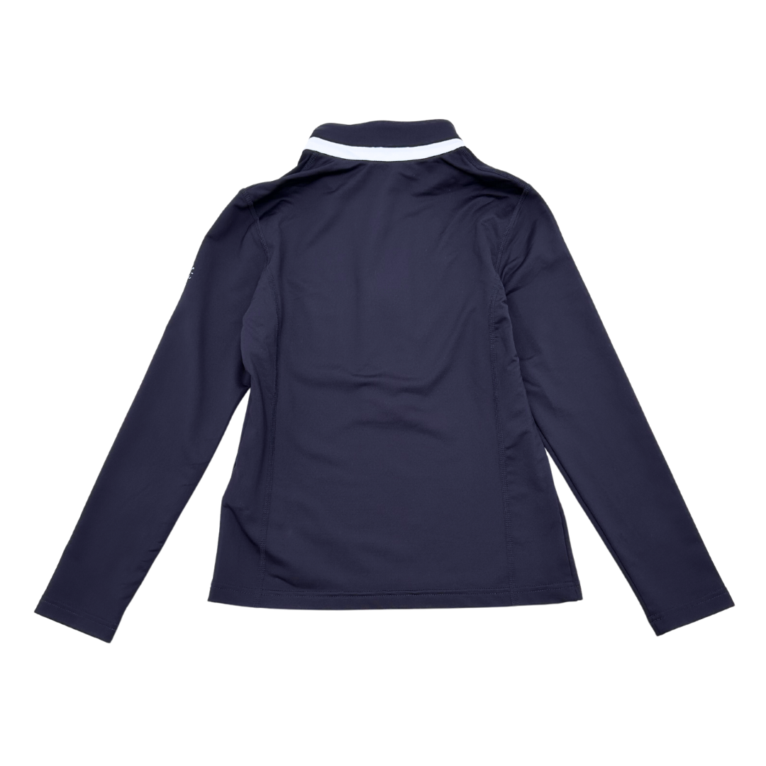 WHITE PEPPER - Marineblaues Fleece - 10 Jahre