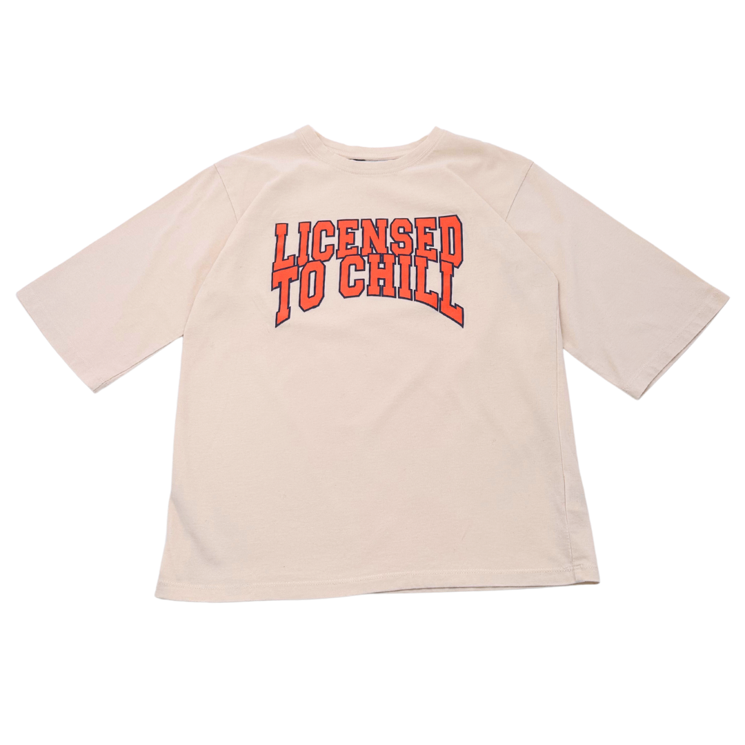 HUNDRED PIECES - T-shirt "licensed to chill" - 12 ans