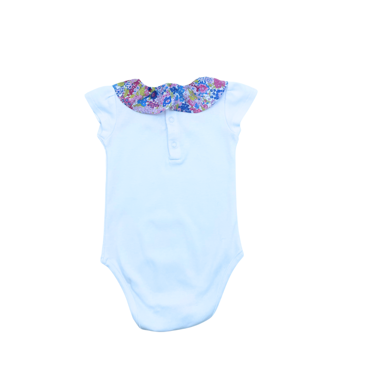JACADI - Body manches courtes col liberty - 6 mois