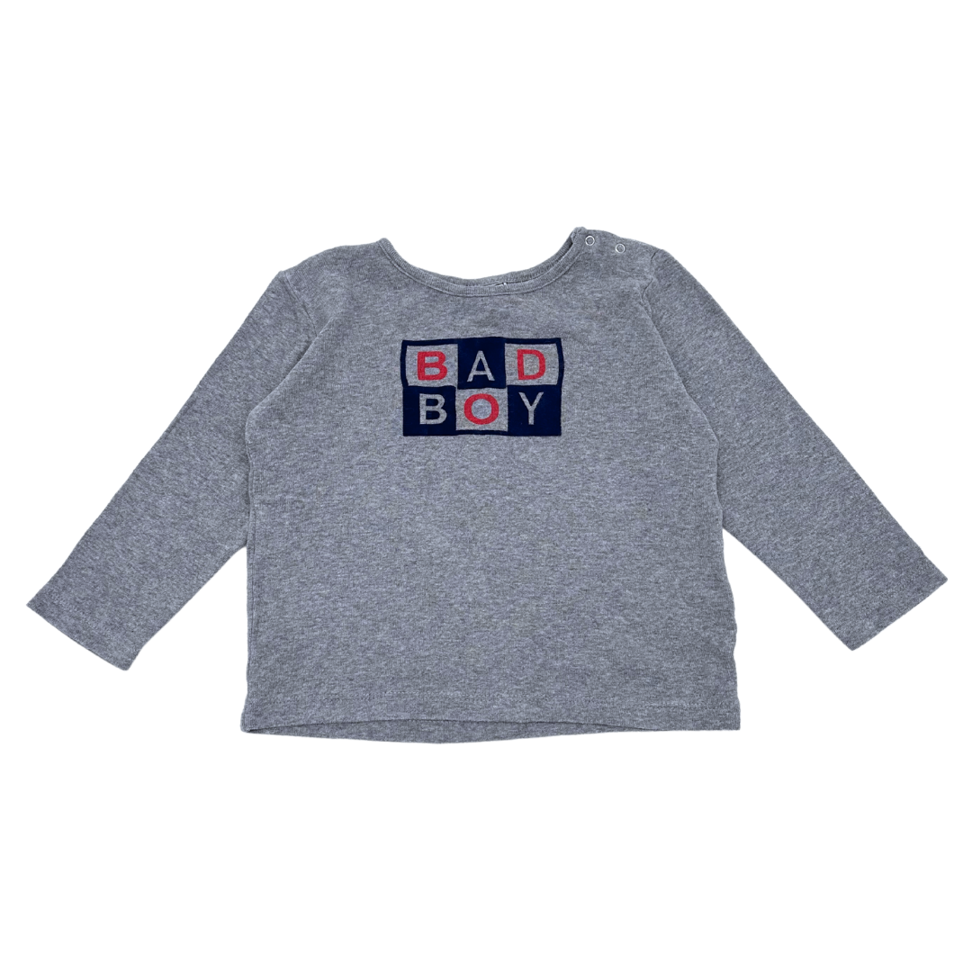 BONTON - T-shirt à manches longues "Bad Boy" - 2 ans