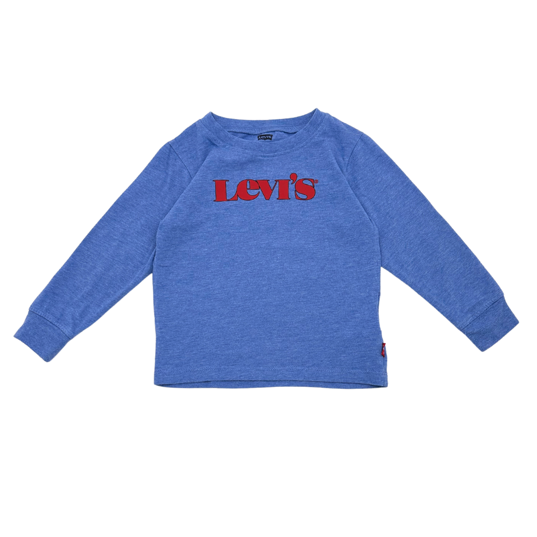LEVI'S - T-shirt à manches longues bleu - 2 ans