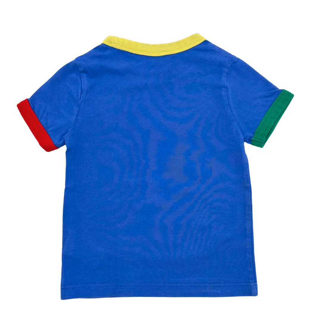 THE MARC JACOBS - T-shirt bleu "the mascot Marc Jacobs" - 2 ans