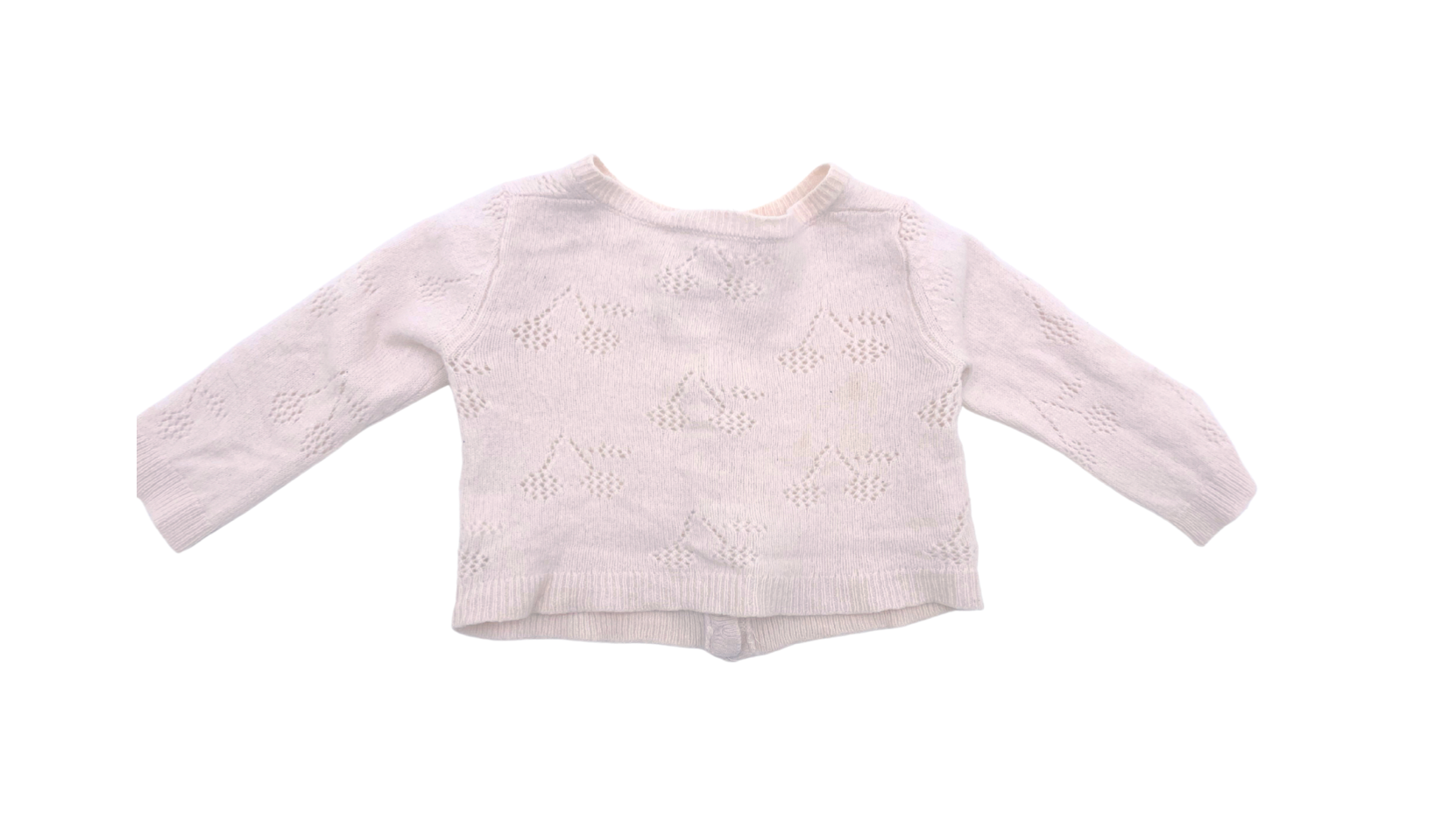 BONPOINT - Cardigan en cachemire rose clair - 6 mois