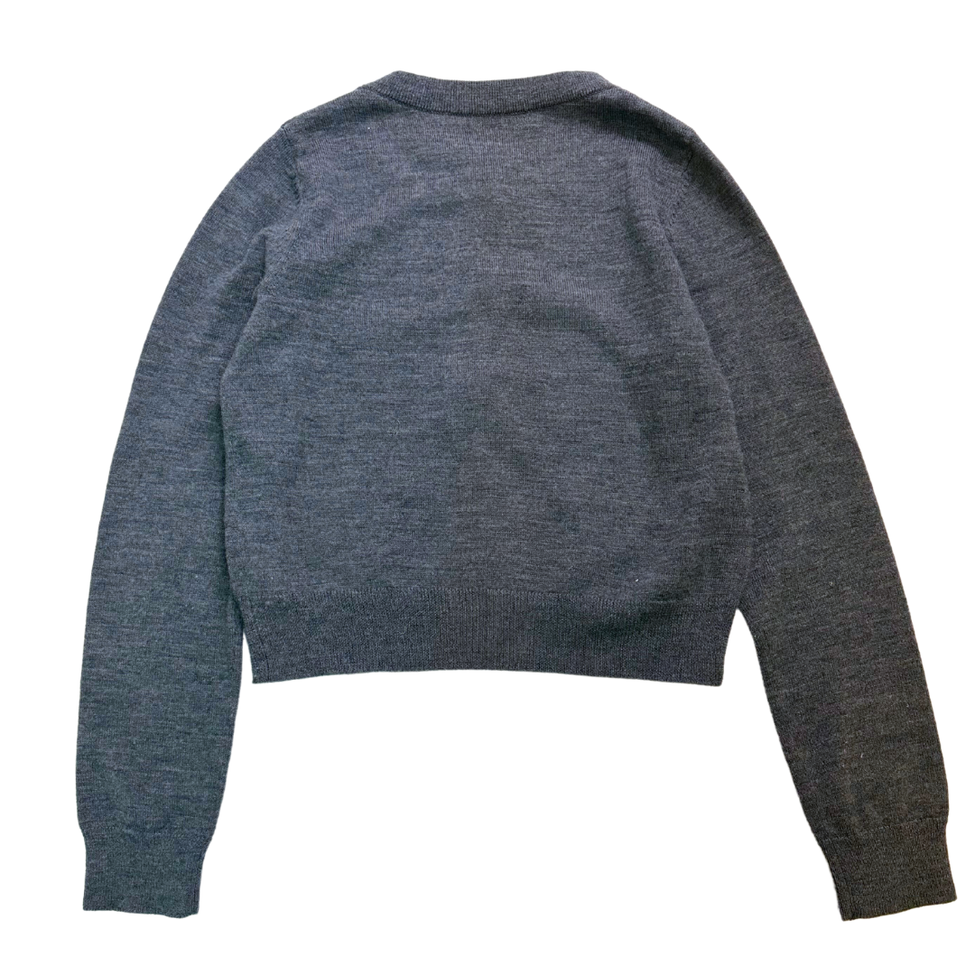 BONPOINT - Dark gray cardigan - 10 years