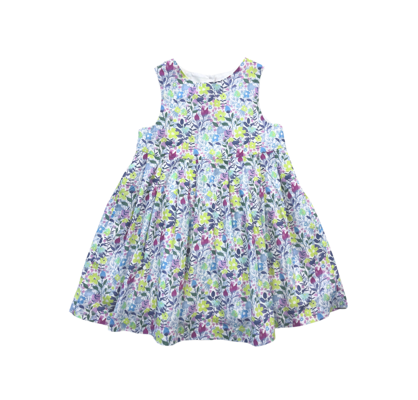 JACADI - Ärmelloses Blumenkleid - 24 Monate