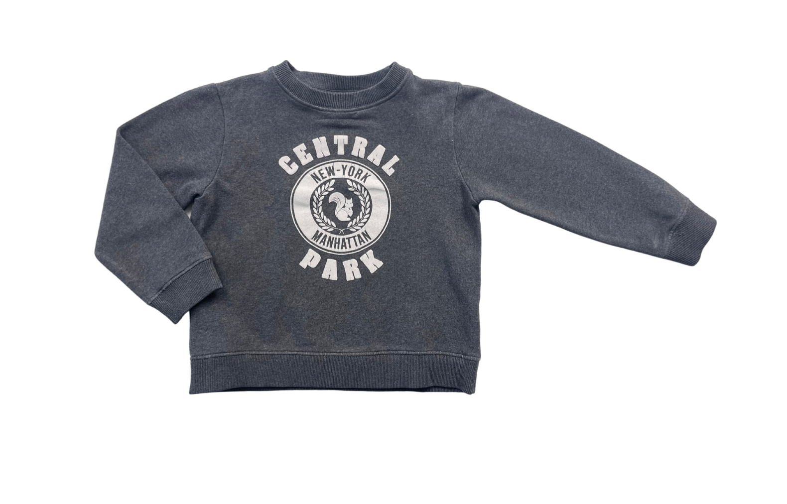 BONTON - Sweat shirt gris "Central Park" - 6 ans