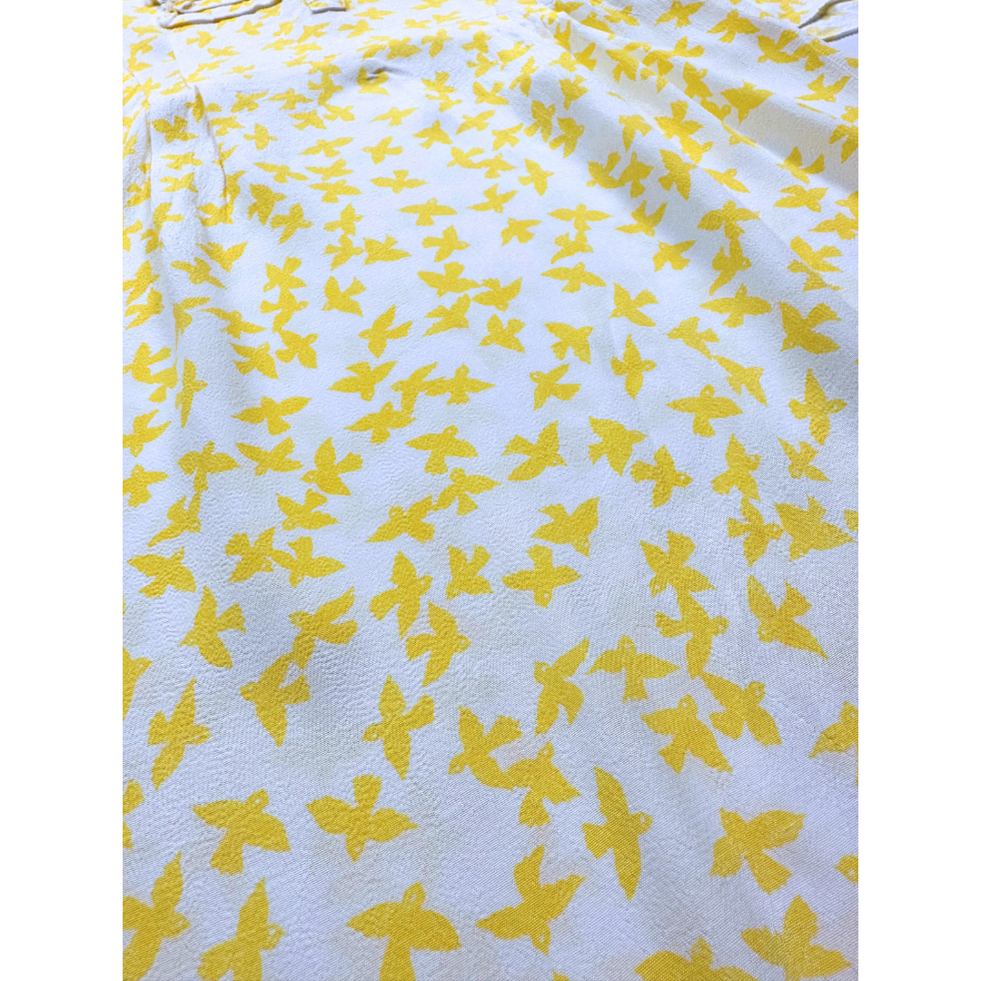 STELLA MCCARTNEY - Robe en viscose blanche et jaune - 8 ans