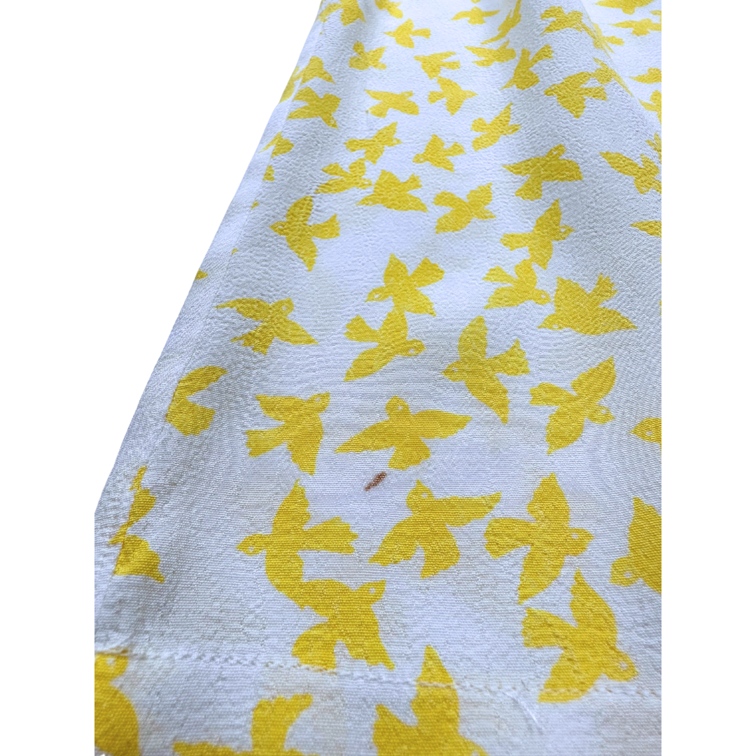 STELLA MCCARTNEY - Robe en viscose blanche et jaune - 8 ans