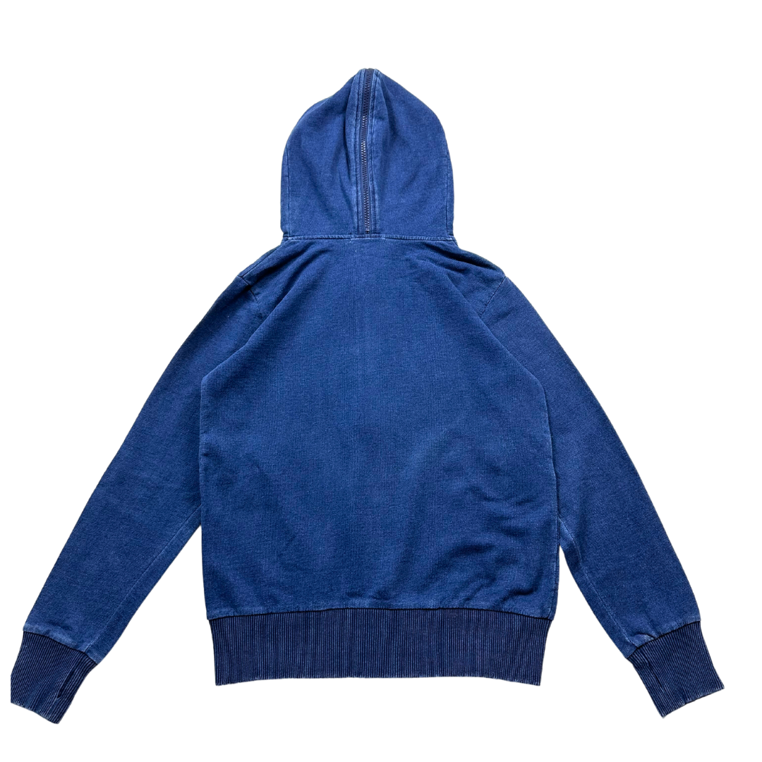STELLA MCCARTNEY - Sweat zippé en coton bleu - 10 ans