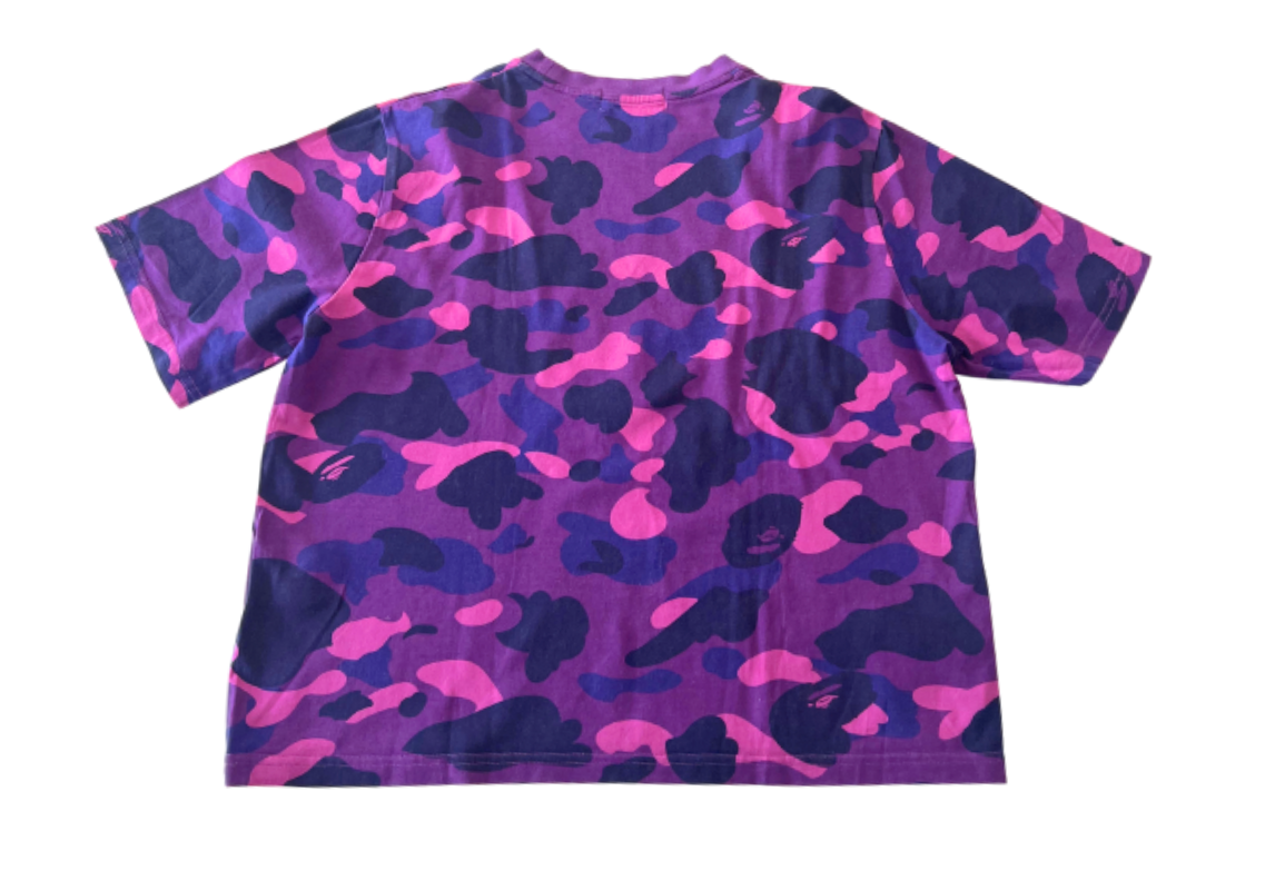 BAPE KIDS - T-shirt camouflage violet - 8/10 ans (XS)