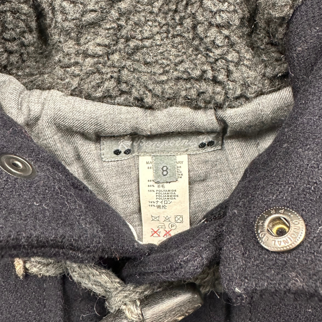 BONPOINT - Manteau caban en laine bleu marine - 8 ans