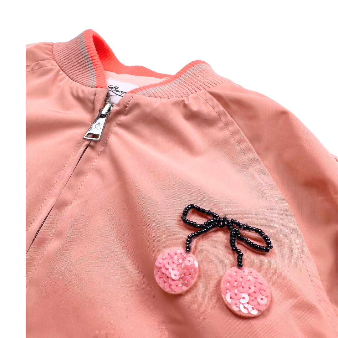 BONPOINT - Pink bomber jacket - 12 years