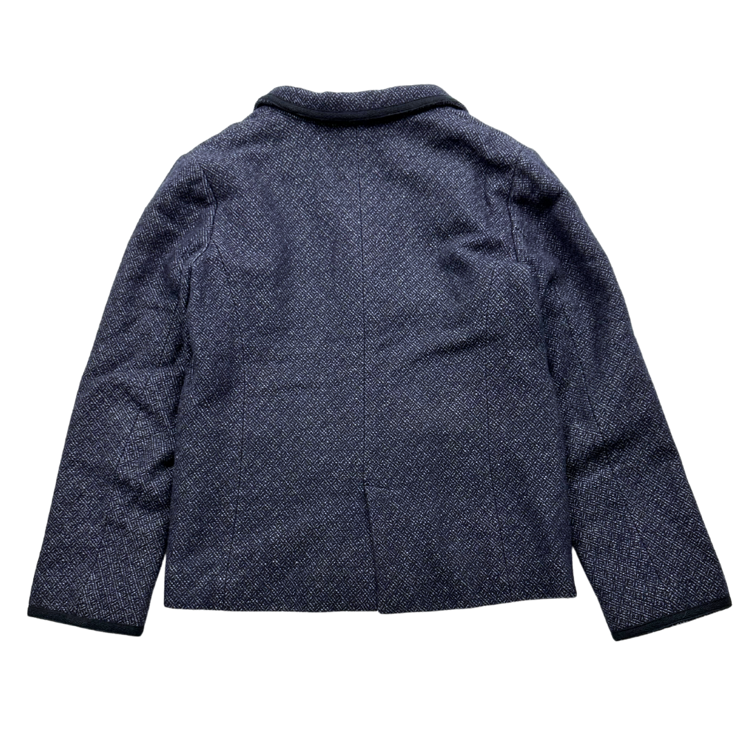 BONPOINT - Veste blazer en laine bleu marine - 10 ans