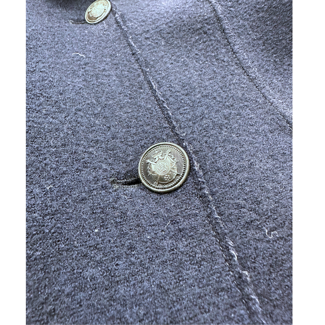 BONPOINT - Veste blazer en laine bleu marine - 12 ans