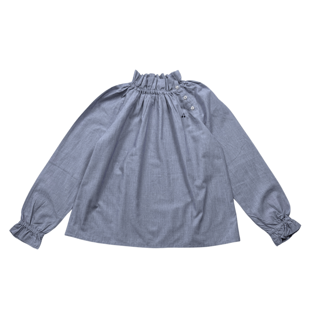 BONPOINT - Blue and white striped blouse - 10 years