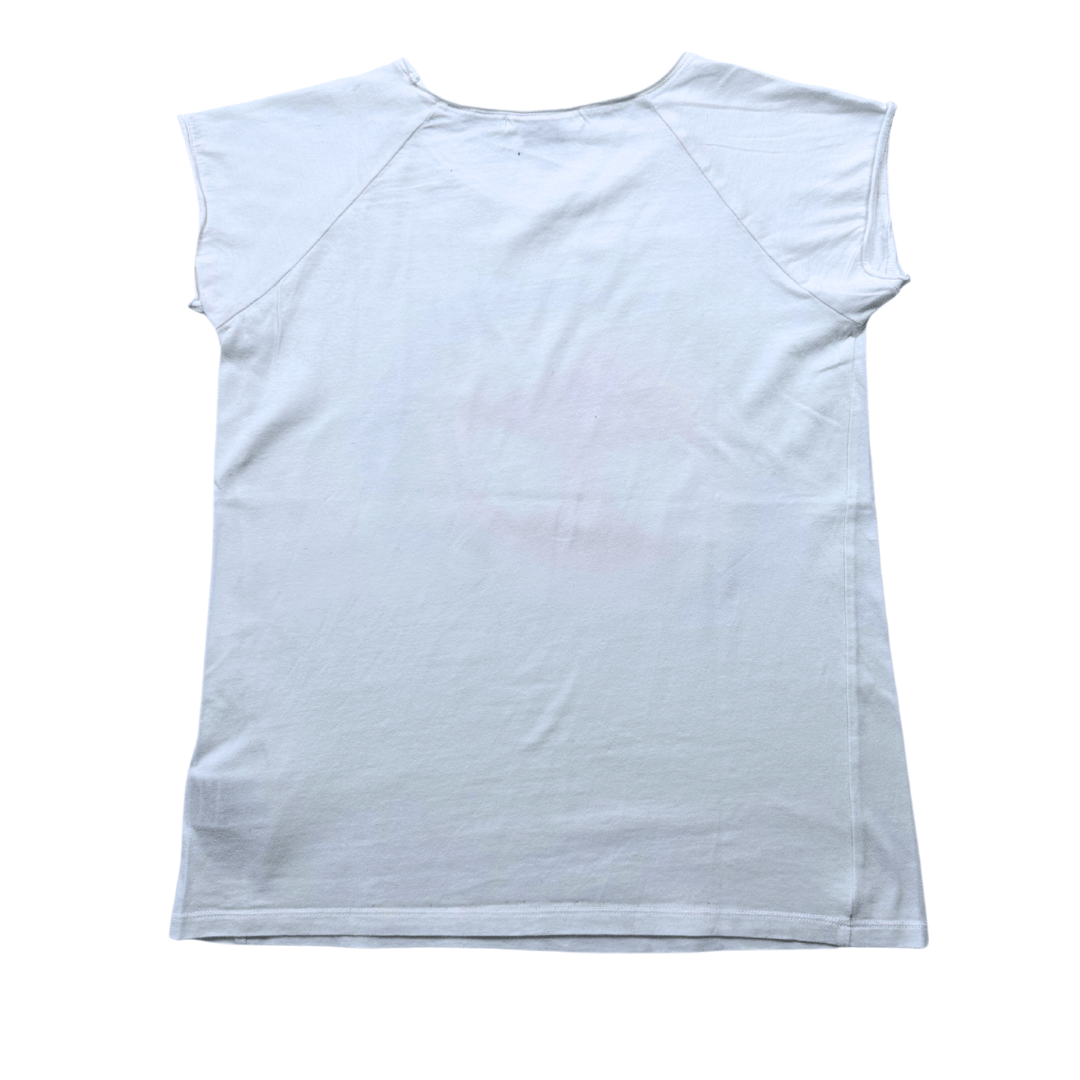 BONPOINT - T-shirt blanc imprimé cerise - 14 ans