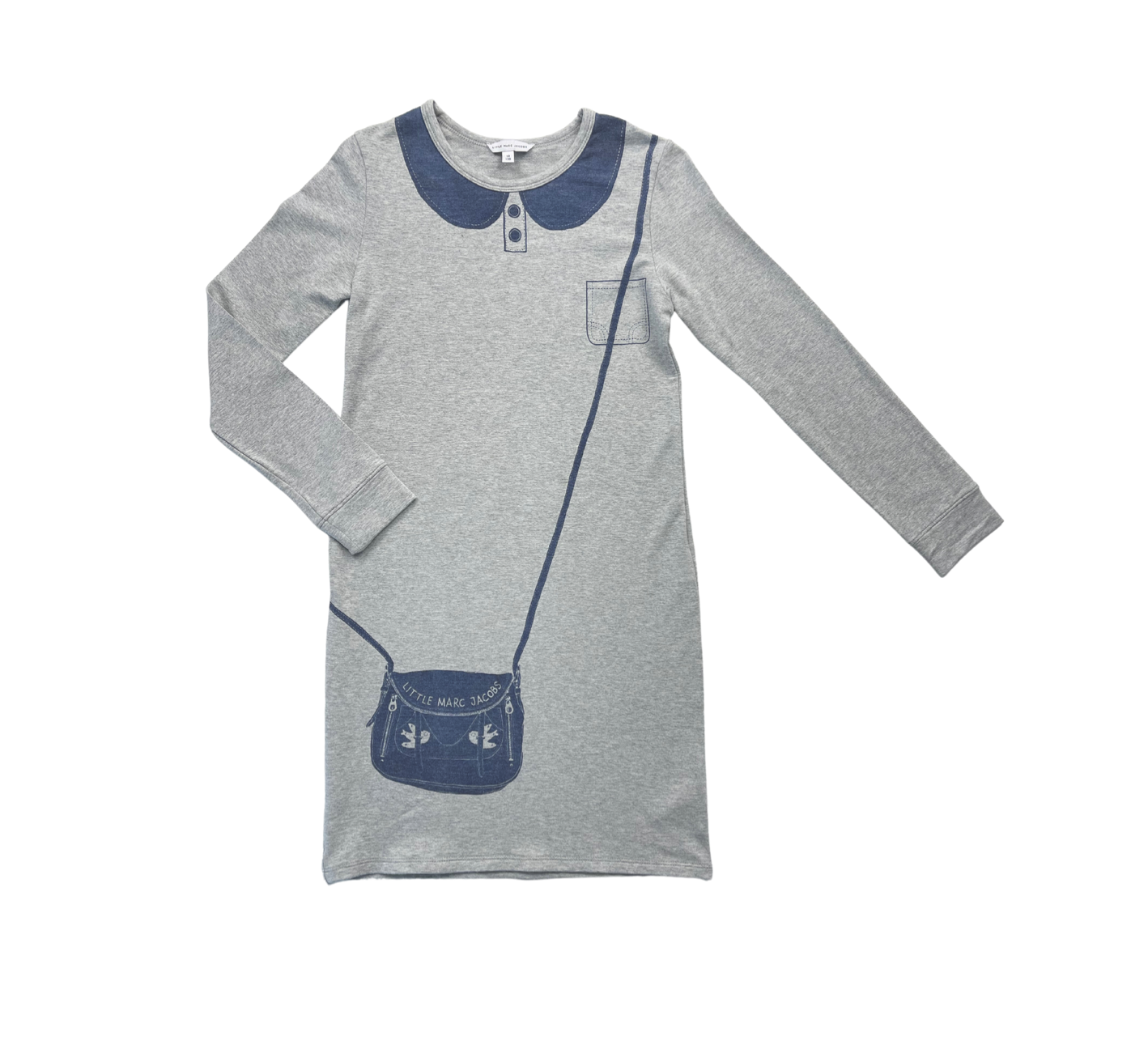 MARC JACOBS – Robe en coton grise – 10 ans