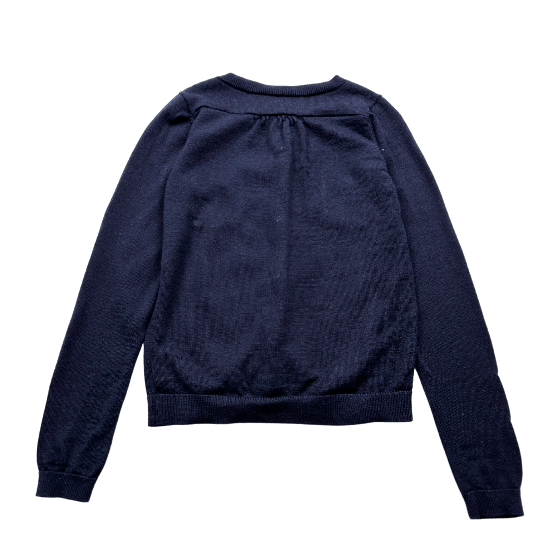 BONPOINT - Cardigan en laine noir - 12 ans