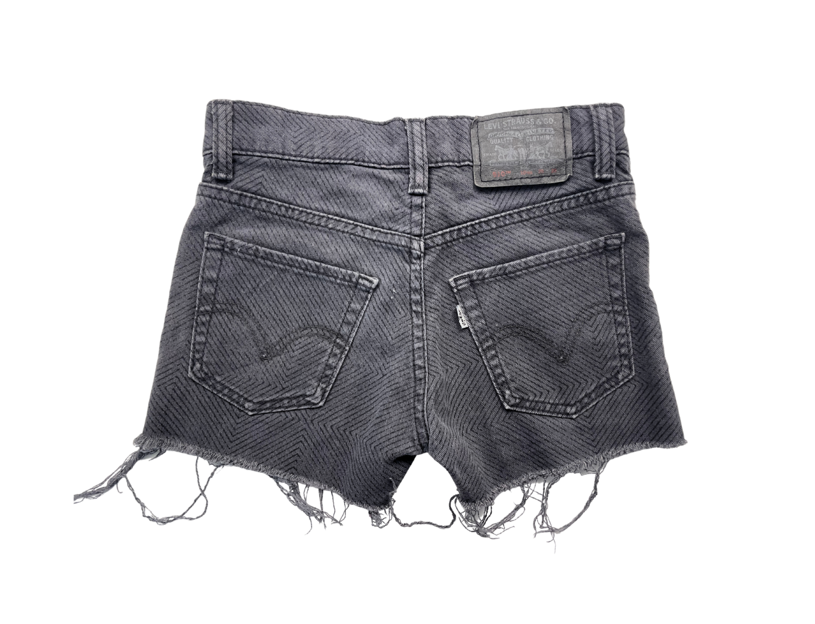 LEVI’S – Short en jean gris à motifs – 10 ans