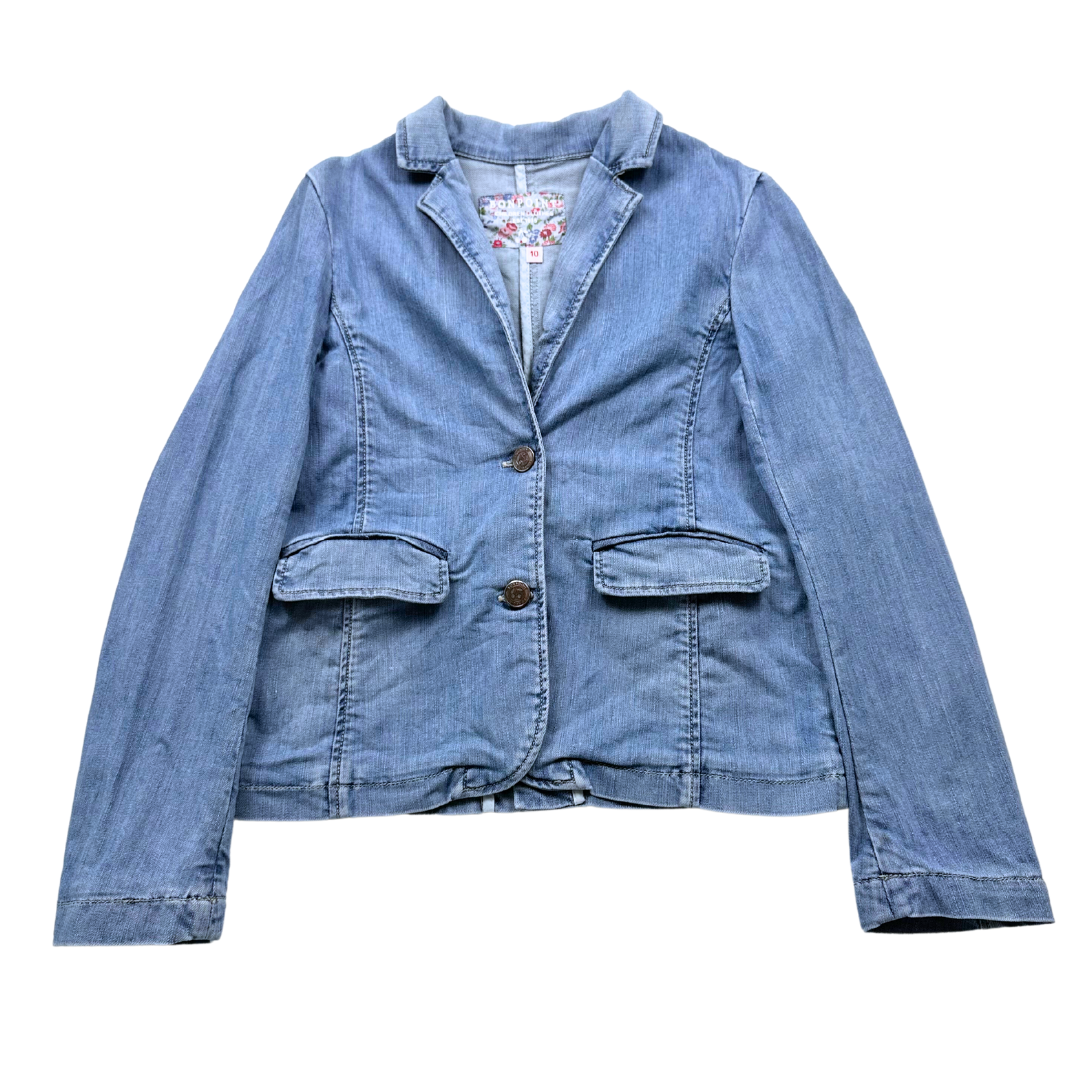 BONPOINT - Blazer en jean bleu - 10 ans