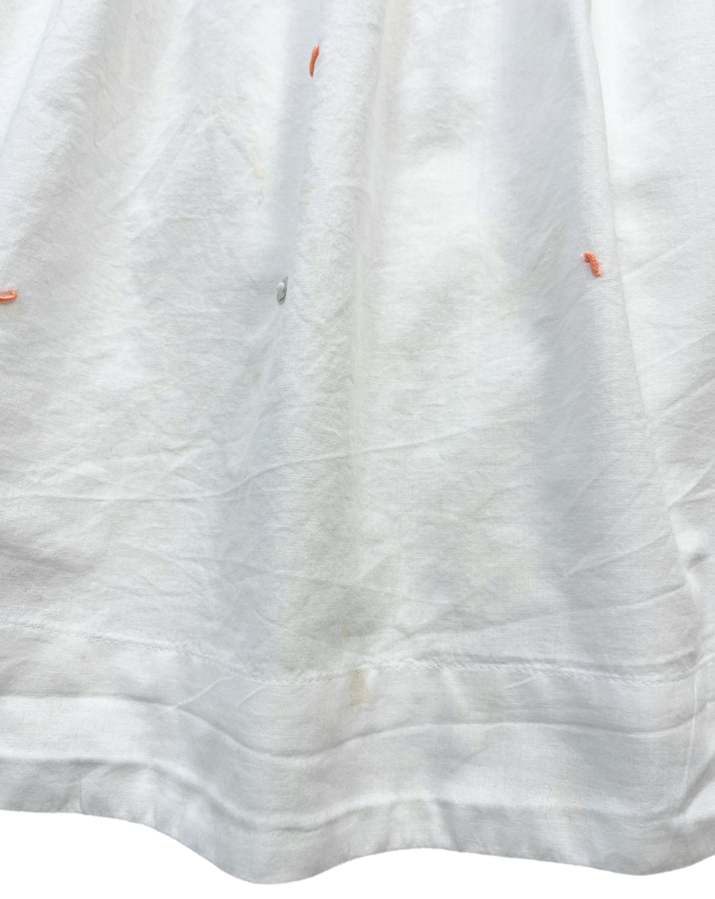 TARTINE & CHOCOLAT - Robe blanche manches volantées - 18 mois