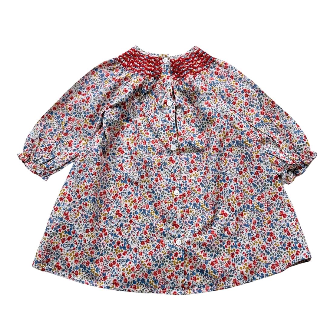 CYRILLUS - Liberty floral cotton dress - 6 months