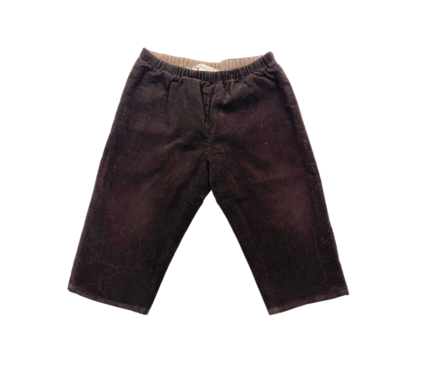 BONPOINT - Pantalon large en velours marron - 2 ans
