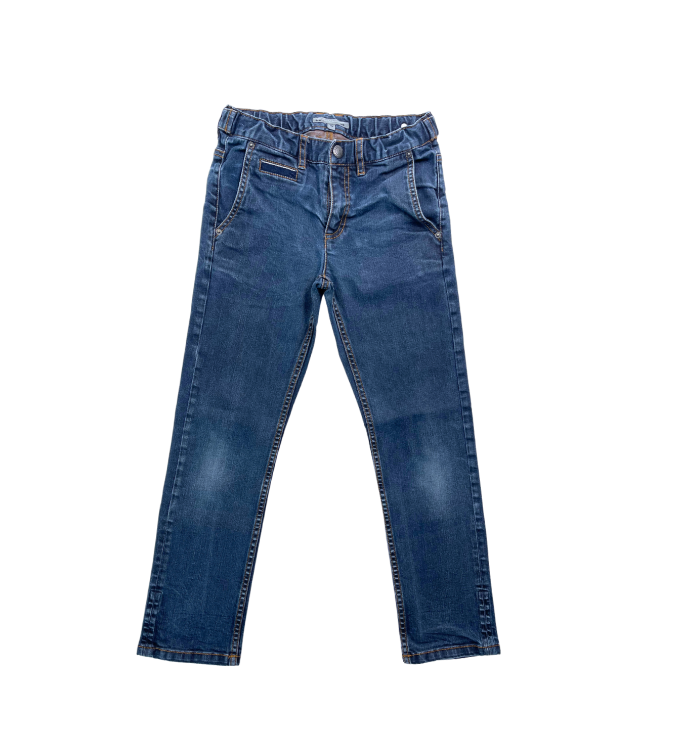 BONPOINT - Blue straight jeans - 10 years